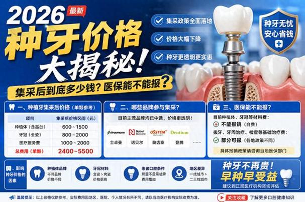 重庆半口种植牙合理费用是多少？2026年真实价格大揭秘