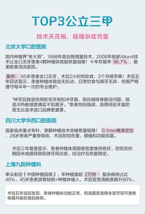 重庆种植牙哪家好？选对牙科医院看这3点